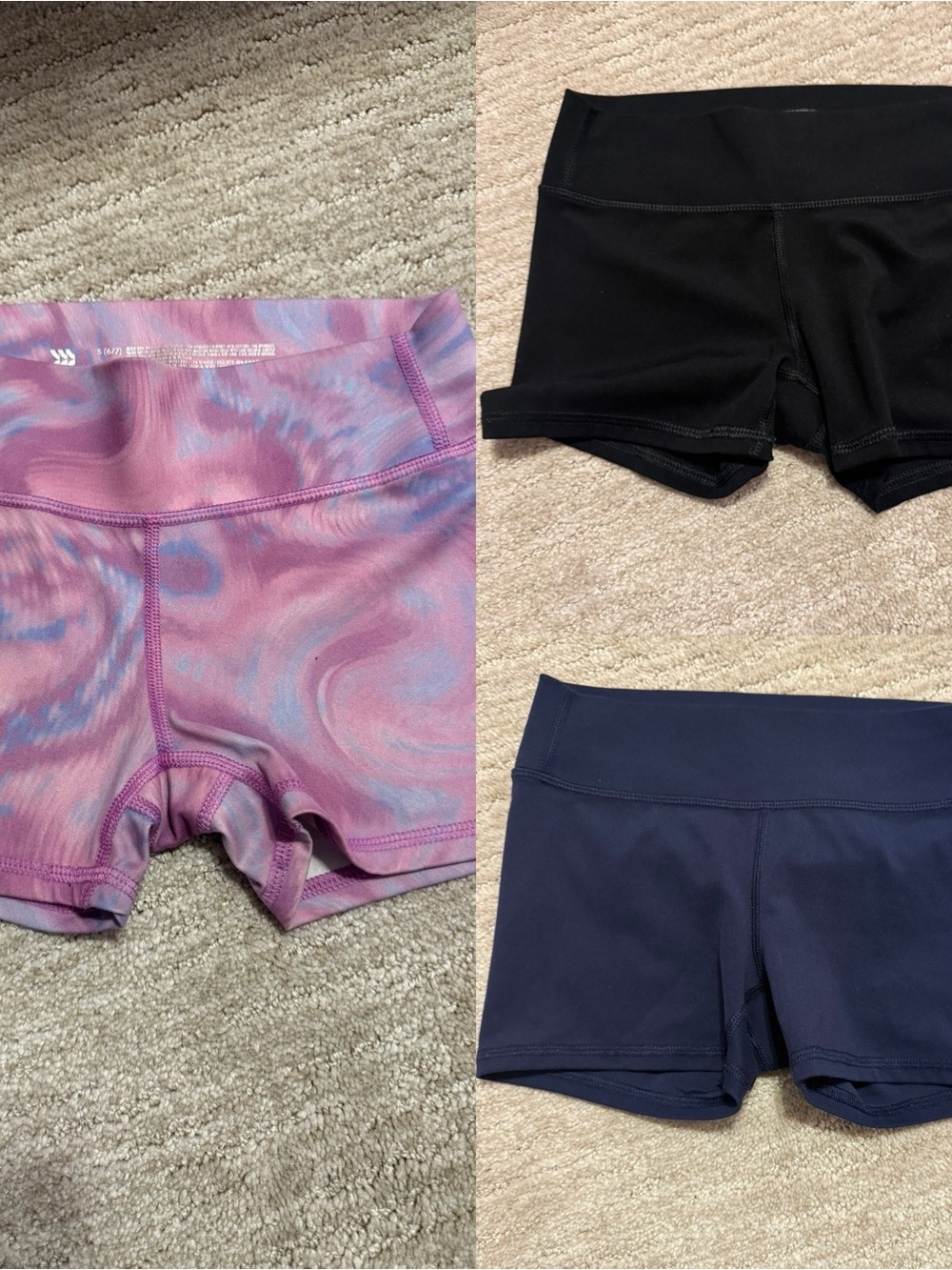 Girls all in motion bike shorts